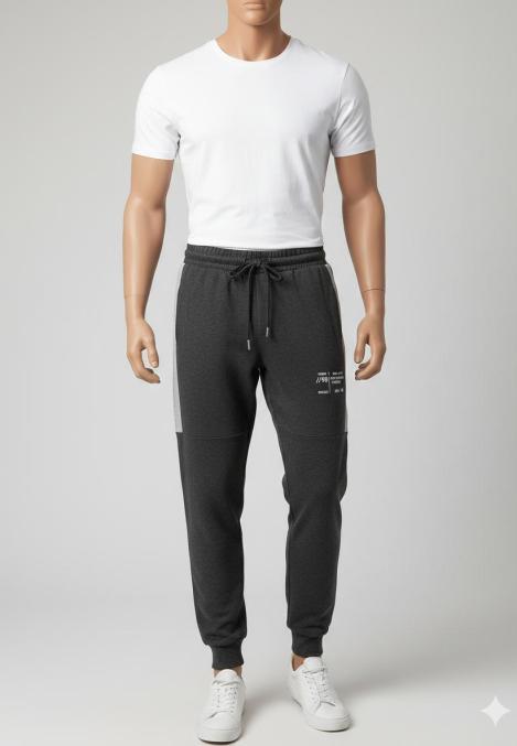 Pantaloni de sport barbat ,culoare gri inchis,Engros